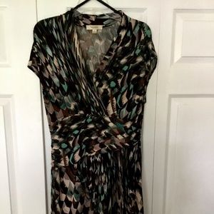 Dressbarn multi-color dress